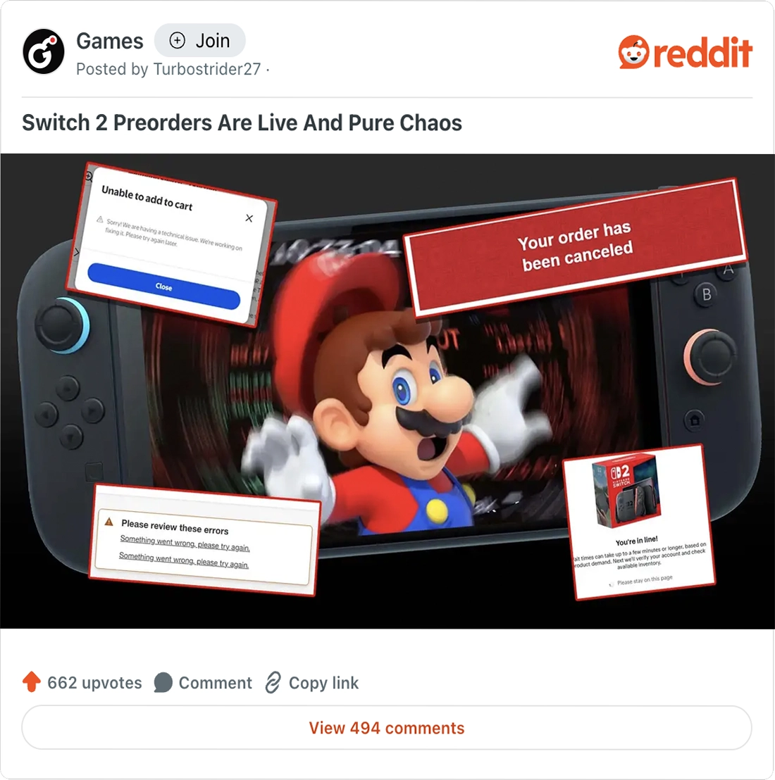 Reddit comment about Best Buy wait time